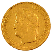 FRANCE, Louis-Philippe, 40 Francs, 1833, Paris, KM #747.1, EF(40-45), Gold,...