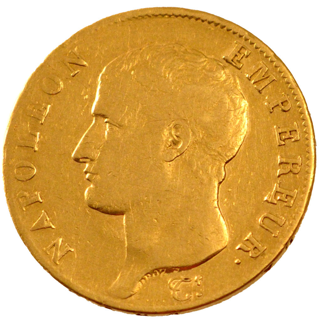 FRANCE, Napoléon I, 40 Francs, 1806, Paris, KM #675.1, EF(40-45), Gold, Gadoury 
