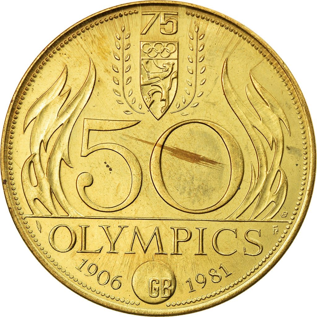 França, Medal, 50 Olympics, Volley-Ball, Desportos e Lazer, 1981, AU(50-53)