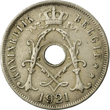 Coin, Belgium, 25 Centimes, 1921, EF(40-45), Copper-nickel, KM:69