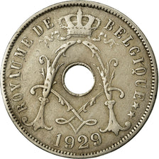 Coin, Belgium, 25 Centimes, 1929, EF(40-45), Copper-nickel, KM:68.1