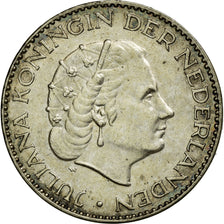 Coin, Netherlands, Juliana, Gulden, 1955, EF(40-45), Silver, KM:184