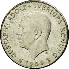 Coin, Sweden, Gustaf VI, Constitution Sesquicentennial, 5 Kronor, 1959