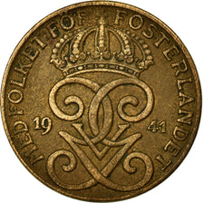 Coin, Sweden, Gustaf V, 2 Öre, 1941, VF(20-25), Bronze, KM:778