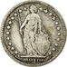 Coin, Switzerland, Franc, 1880, Bern, VF(20-25), Silver, KM:24
