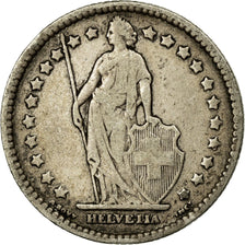 Coin, Switzerland, Franc, 1887, Bern, F(12-15), Silver, KM:24