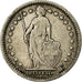 Coin, Switzerland, Franc, 1887, Bern, F(12-15), Silver, KM:24