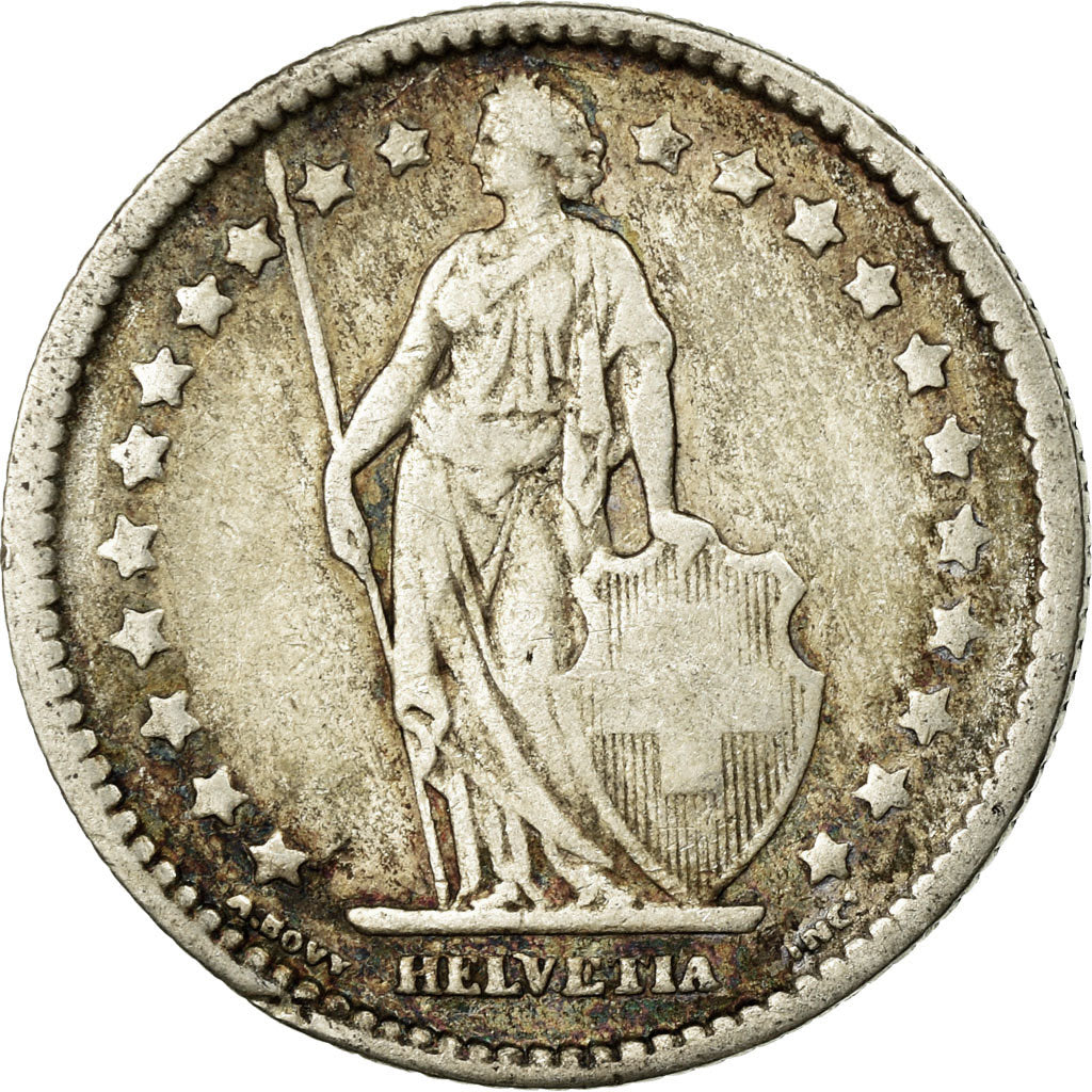 Coin, Switzerland, Franc, 1898, Bern, F(12-15), Silver, KM:24