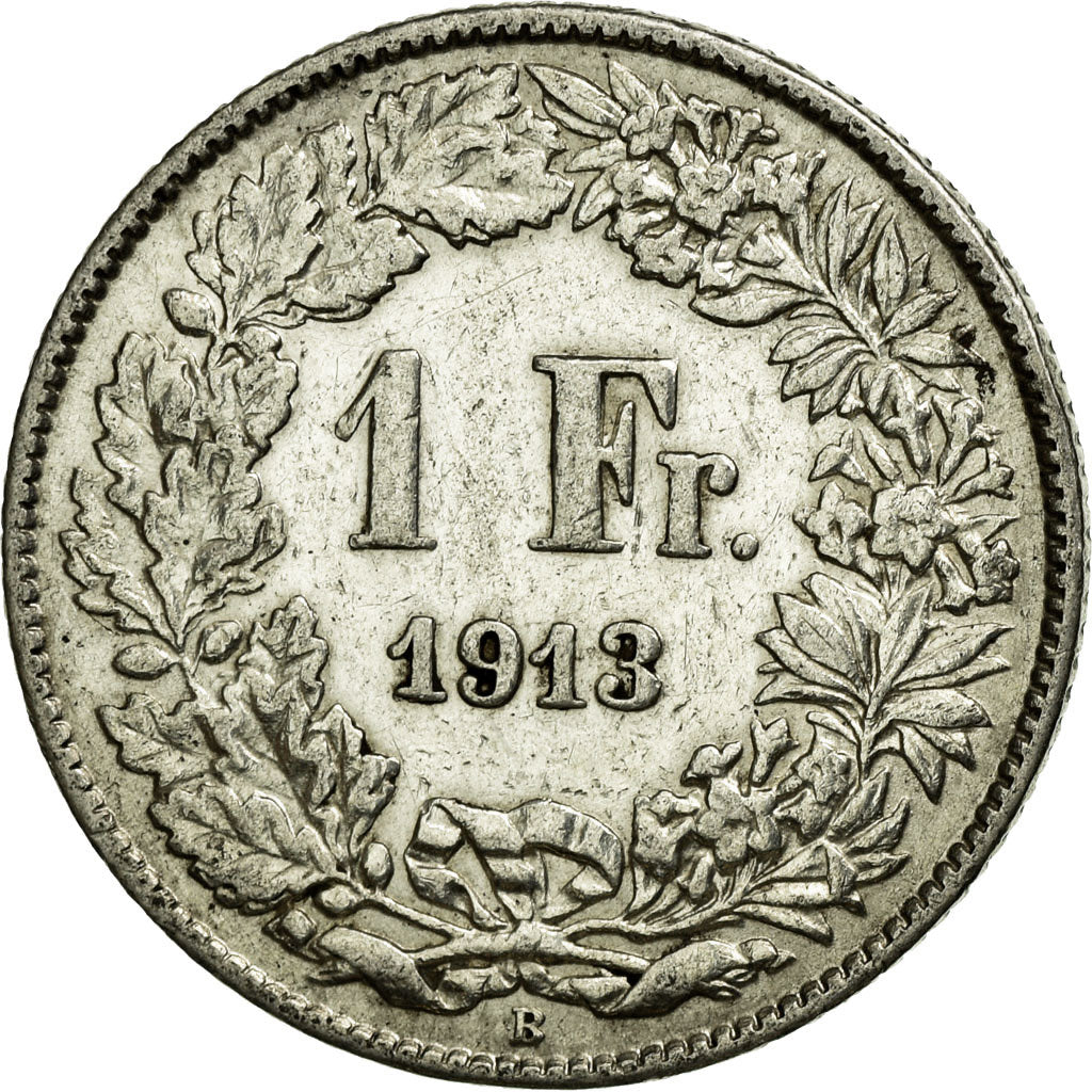 Monnaie, Suisse, Franc, 1913, Bern, TTB, Argent, KM:24