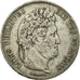 Moneda, Francia, Louis-Philippe, 5 Francs, 1832, Lille, MBC+, Plata, Gadoury:678
