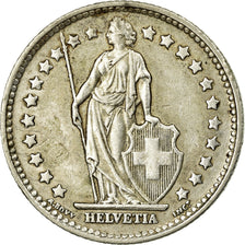 Coin, Switzerland, Franc, 1959, Bern, EF(40-45), Silver, KM:24