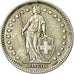 Coin, Switzerland, Franc, 1959, Bern, EF(40-45), Silver, KM:24