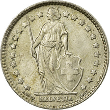 Coin, Switzerland, Franc, 1963, Bern, EF(40-45), Silver, KM:24