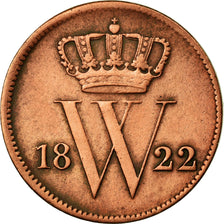 Munten, Nederland, William I, Cent, 1822, Utrecht, ZF, Koper, KM:47