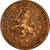 Coin, Netherlands, William III, 2-1/2 Cent, 1881, AU(50-53), Bronze, KM:108.1