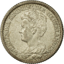 Coin, Netherlands, Wilhelmina I, 25 Cents, 1914, EF(40-45), Silver, KM:146