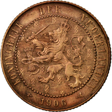 Coin, Netherlands, Wilhelmina I, 2-1/2 Cent, 1906, VF(30-35), Bronze, KM:134