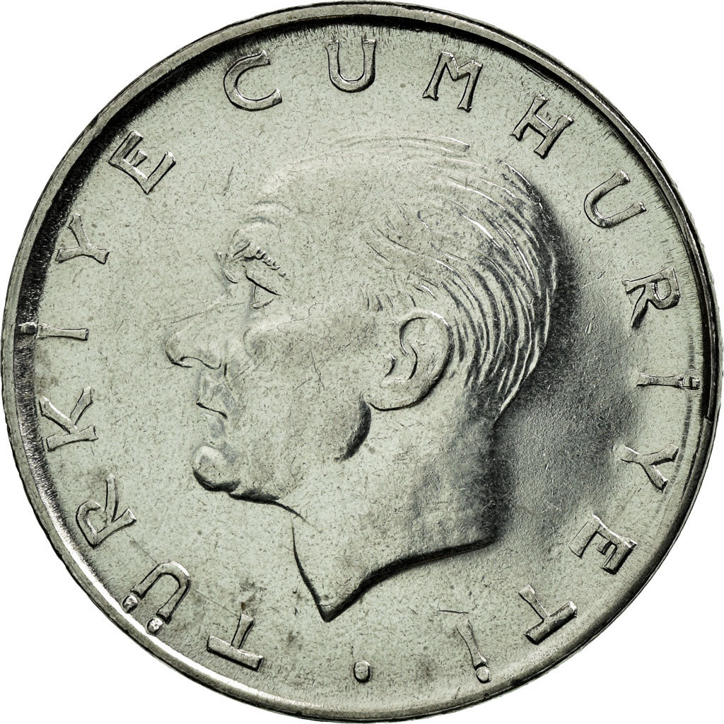 Coin, Turkey, Lira, 1979, AU(50-53), Stainless Steel, KM:889a.2