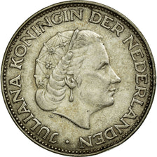 Munten, Nederland, Juliana, 2-1/2 Gulden, 1962, ZF, Zilver, KM:185