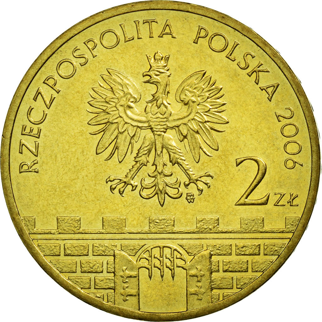 Monnaie, Pologne, Nowy Sacz, 2 Zlote, 2006, Warsaw, TB+, Laiton, KM:573