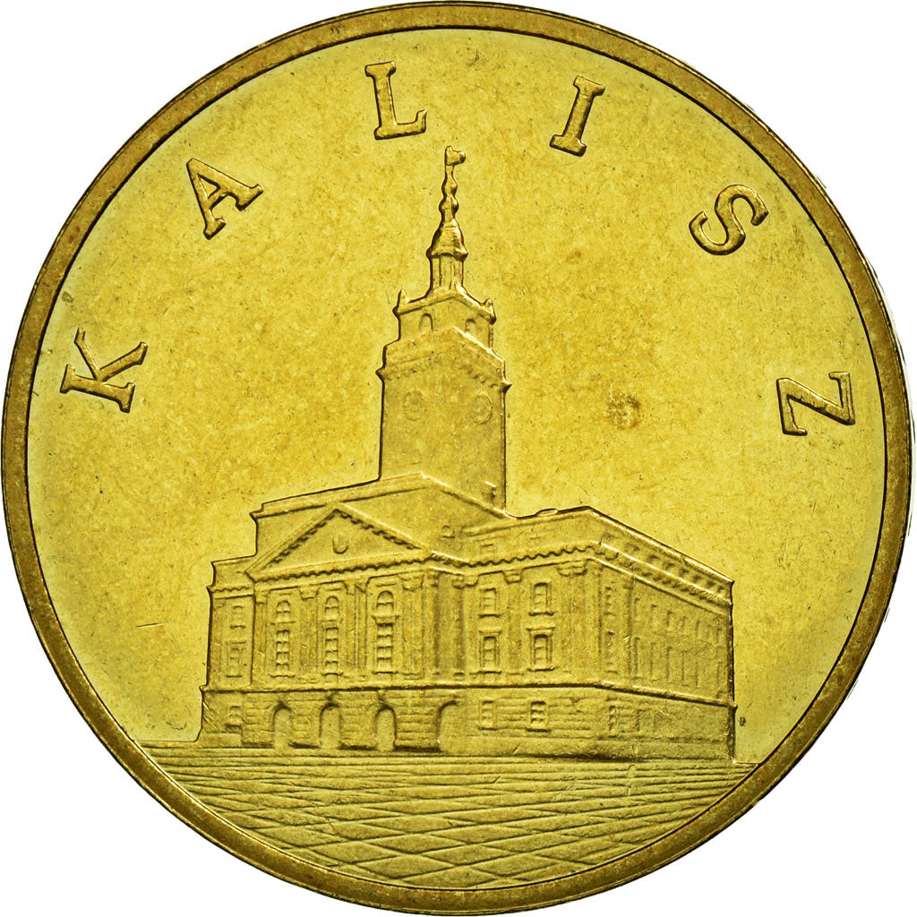 Coin, Poland, Kalisz, 2 Zlote, 2006, Warsaw, VF(30-35), Brass, KM:580