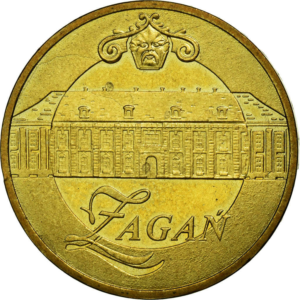 Munten, Polen, Castle Zagan, 2 Zlote, 2006, Warsaw, FR+, Tin, KM:569
