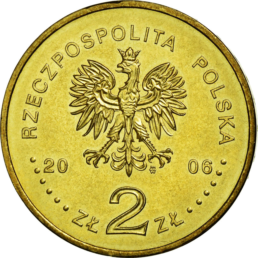 Monnaie, Pologne, 30th Anniversary of June 1976, 2 Zlote, 2006, Warsaw, TTB