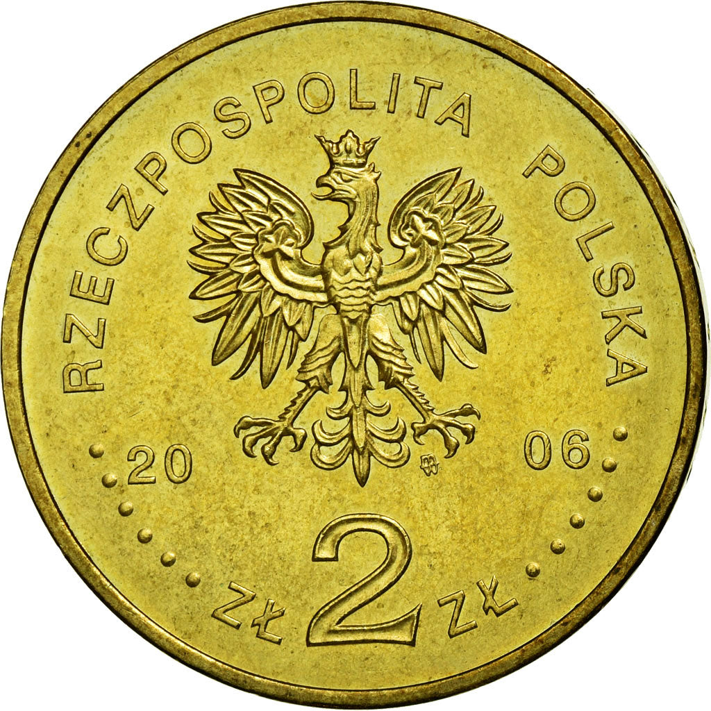 Monnaie, Pologne, 100th Anniversary - Warsaw School of Economics, 2 Zlote, 2006