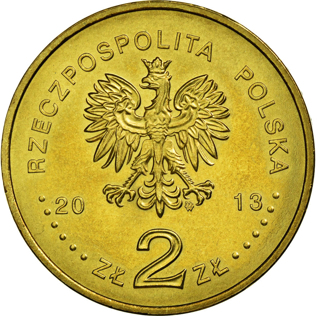 Monnaie, Pologne, Gdynia, 2 Zlotych, 2013, Warsaw, TTB, Laiton, KM:848