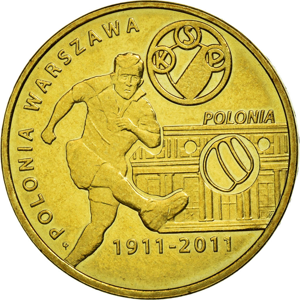 Moneta, Polska, Polonia Warszawa football club, 2 Zlote, 2011, Warsaw