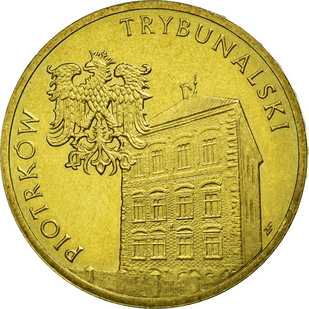 Coin, Poland, PIOTRK, 2 Zlote, 2008, Warsaw, EF(40-45), Brass, KM:628
