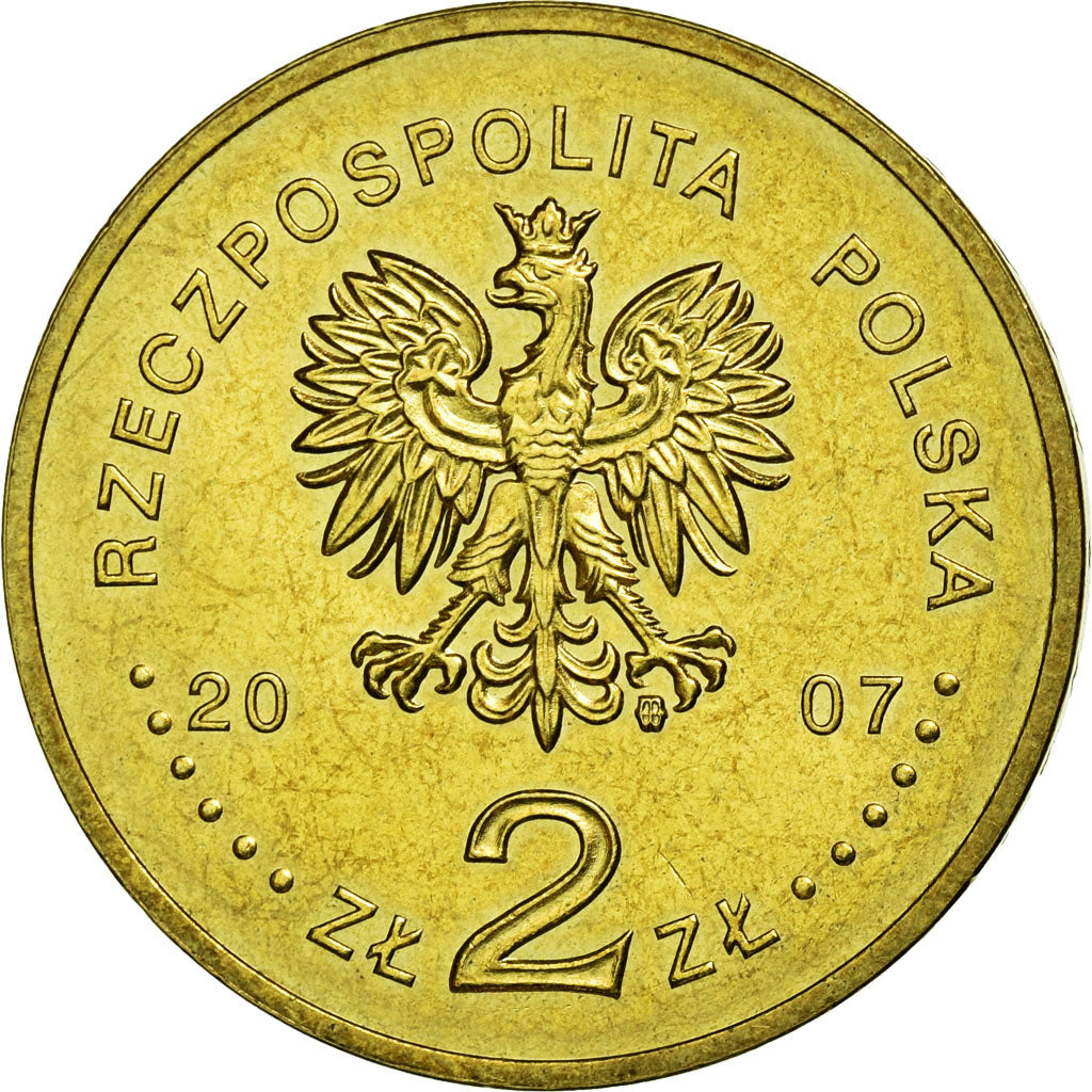 Moneda, Polonia, 75th Anniversary Breaking the Enigma Code, 2 Zlote, 2007