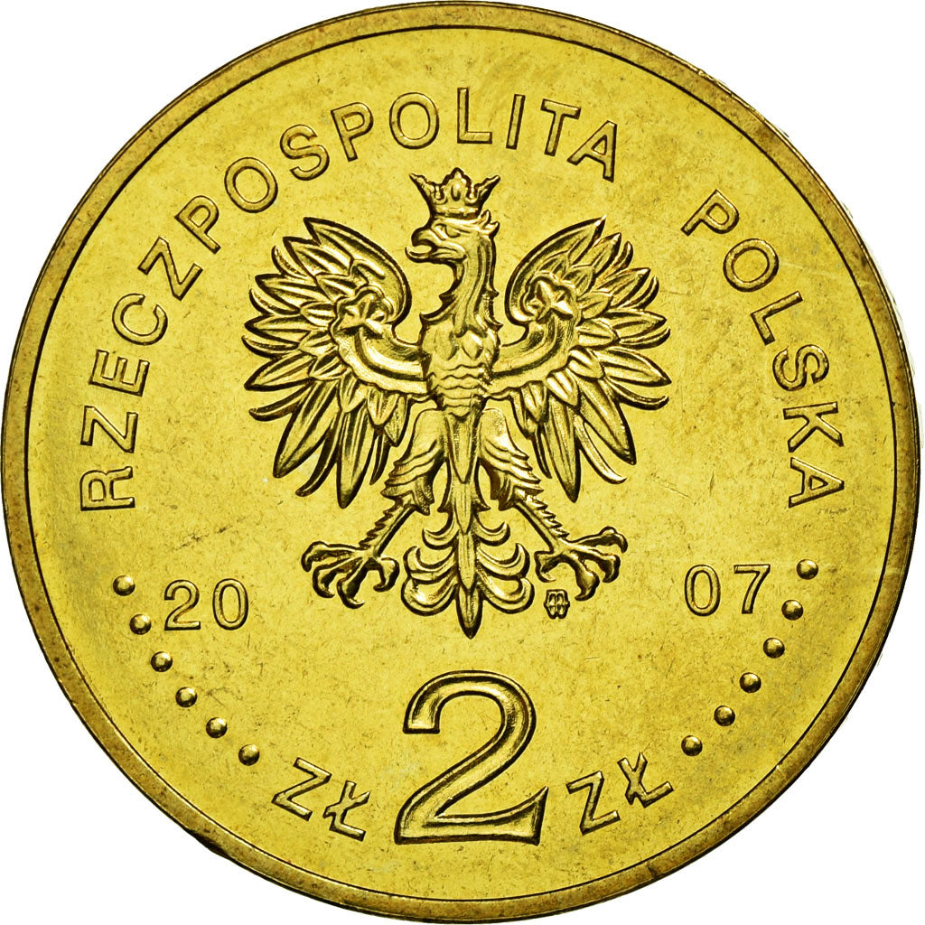 Coin, Poland, IGNACY DOMEYKO 1802 - 1889, 2 Zlote, 2007, Warsaw, EF(40-45)