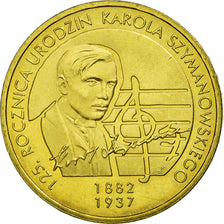 Coin, Poland, 70th Anniversary Death of Szymanowski, 2 Zlote, 2007, Warsaw