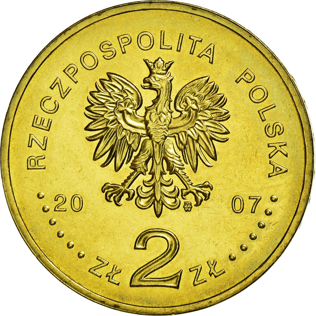 Coin, Poland, 70th Anniversary Death of Szymanowski, 2 Zlote, 2007, Warsaw