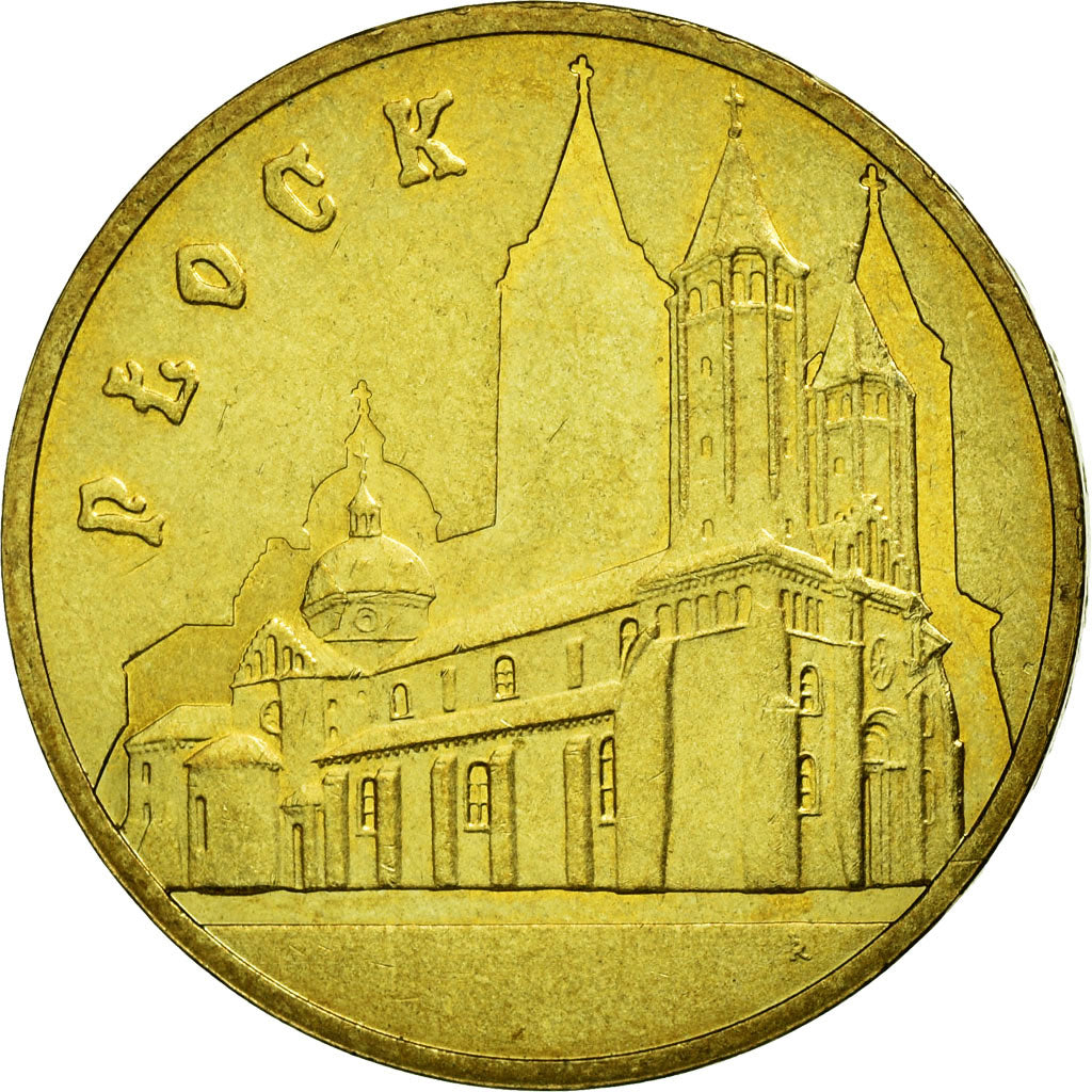 Coin, Poland, PLOCK, 2 Zlote, 2007, Warsaw, VF(30-35), Brass, KM:617