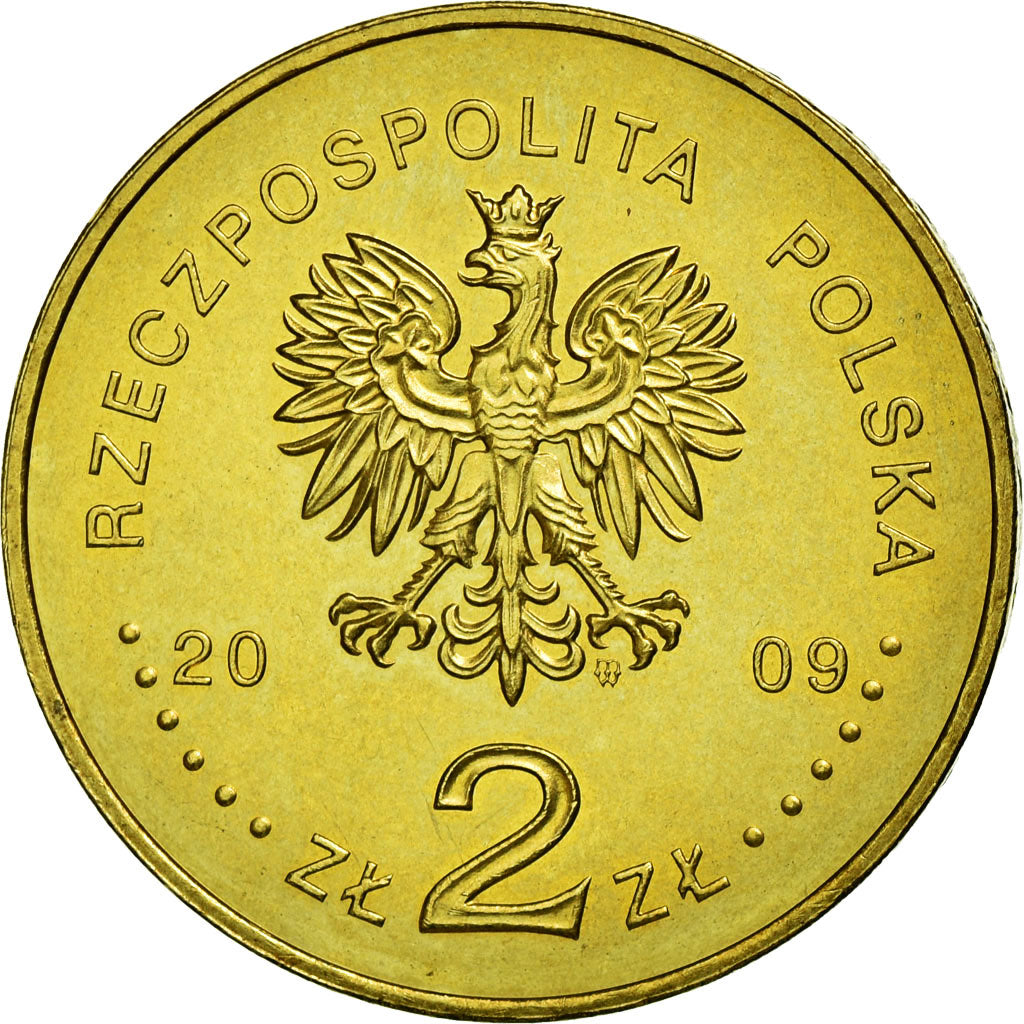 Moneda, Polonia, Czeslaw Niemen, 2 Zlote, 2009, Warsaw, MBC, Latón, KM:684