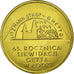 Moneda, Polonia, Liquidation of Lodz Ghetto, 2 Zlote, 2009, Warsaw, MBC, Latón
