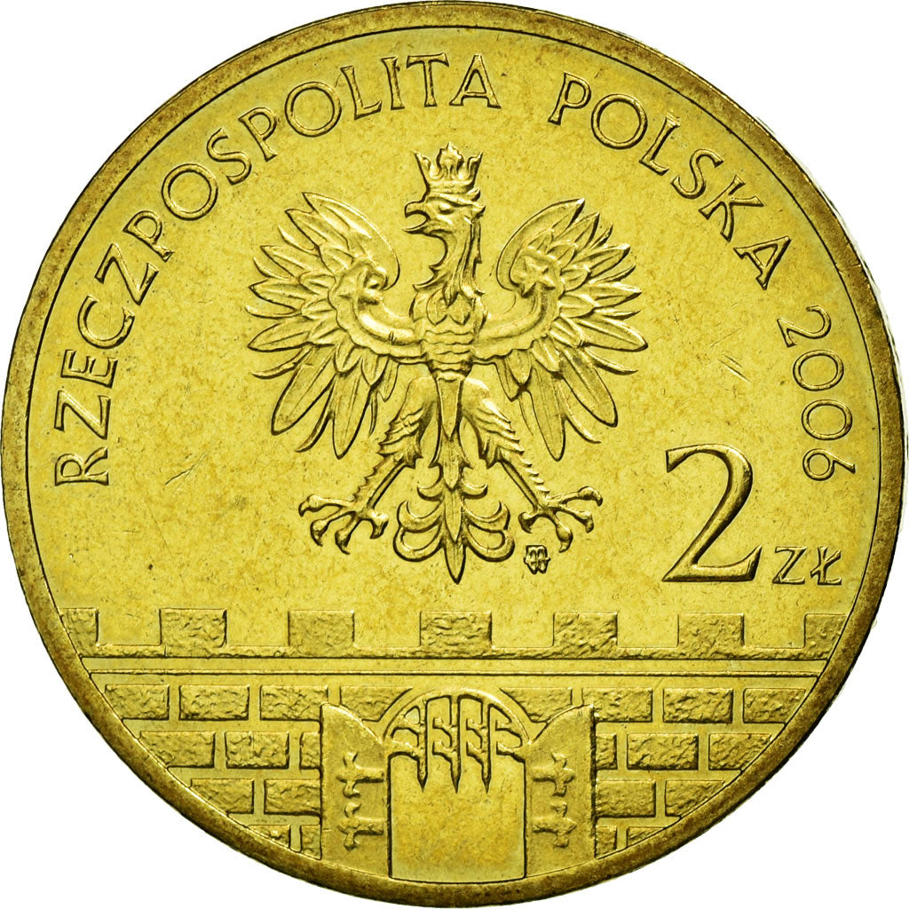 Moneda, Polonia, Nowy Sacz, 2 Zlote, 2006, Warsaw, MBC, Latón, KM:573