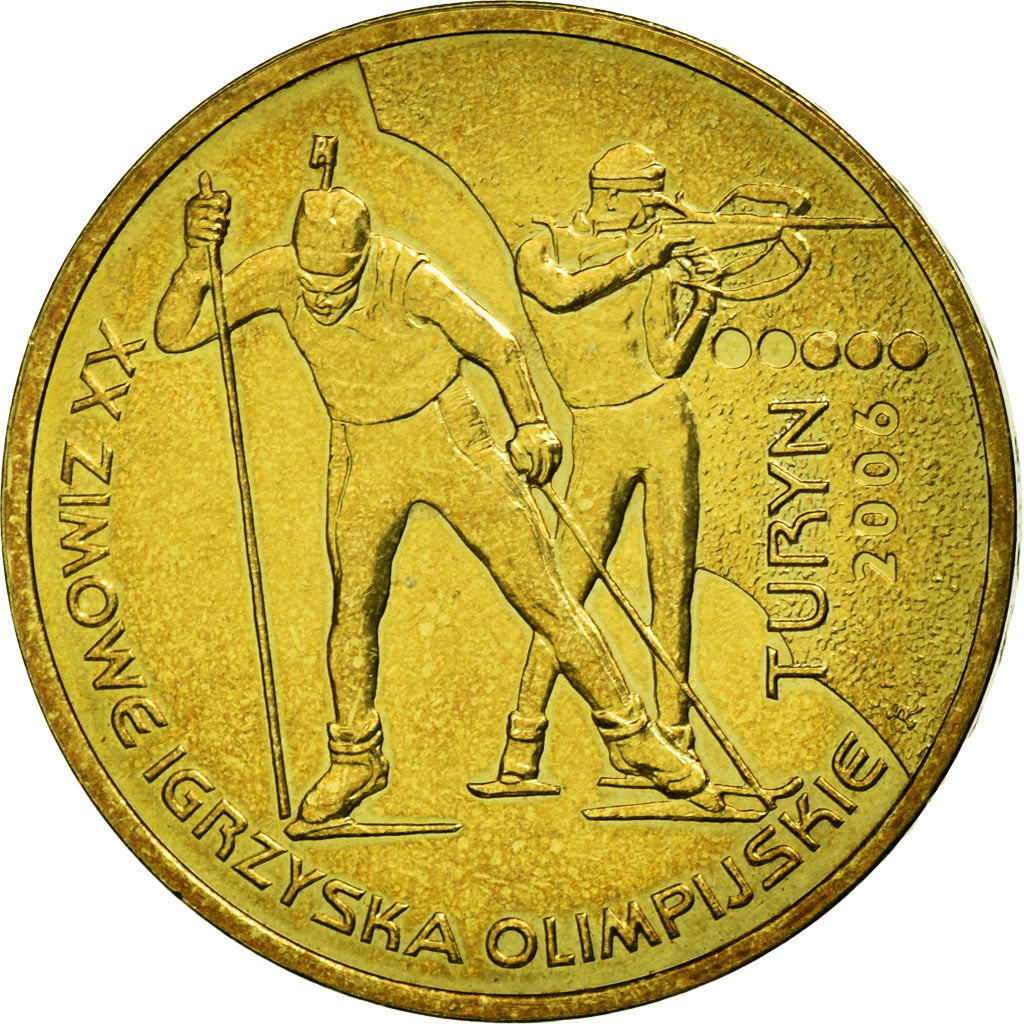 Moneda, Polonia, XX ZIMOWE IGAZYSKA OLIMPIJSKIE - TURYN, 2 Zlote, 2006, Warsaw