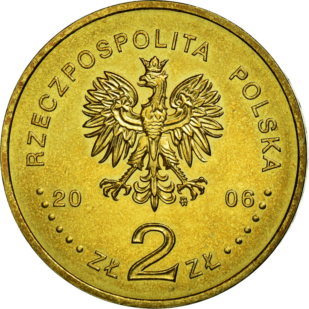 Moneda, Polonia, XX ZIMOWE IGAZYSKA OLIMPIJSKIE - TURYN, 2 Zlote, 2006, Warsaw