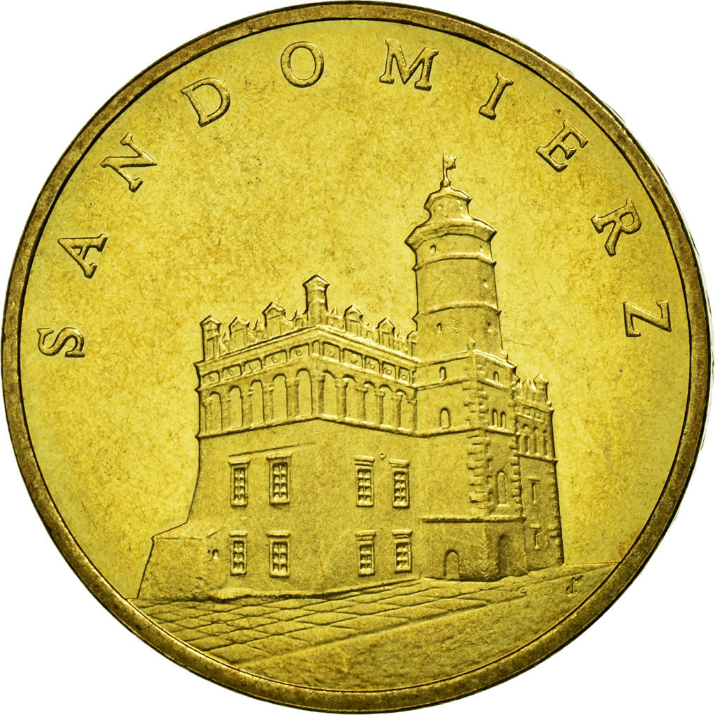 Moneda, Polonia, Sandomierz palace, 2 Zlote, 2006, Warsaw, MBC, Latón, KM:550