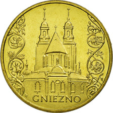 Moneta, Polska, City of Gniezno, 2 Zlote, 2005, Warsaw, EF(40-45), Mosiądz