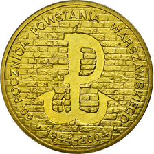 Coin, Poland, Warsaw Uprising 60th Anniversary, 2 Zlote, 2004, Warsaw
