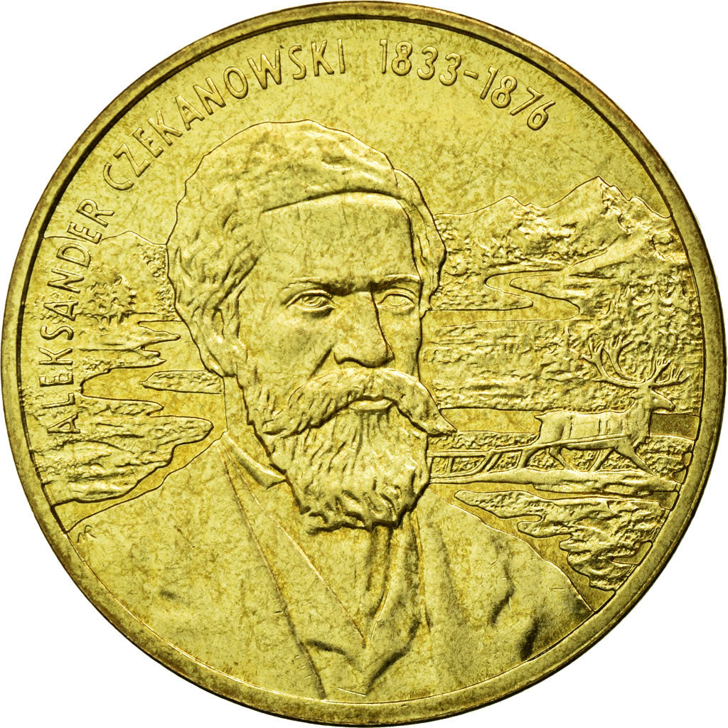 Monnaie, Pologne, Aleksander Czekanowski (1833-1876), 2 Zlote, 2004, Warsaw