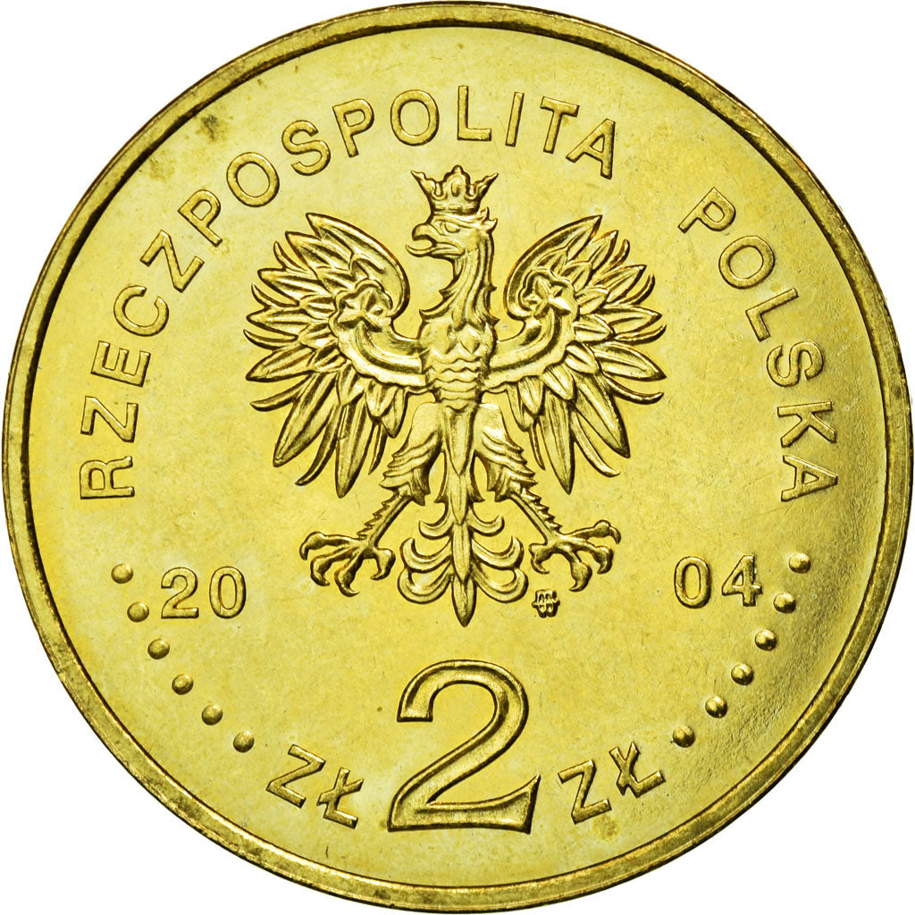 Coin, Poland, Warsaw Fine Arts Academy Centennial, 2 Zlote, 2004, Warsaw