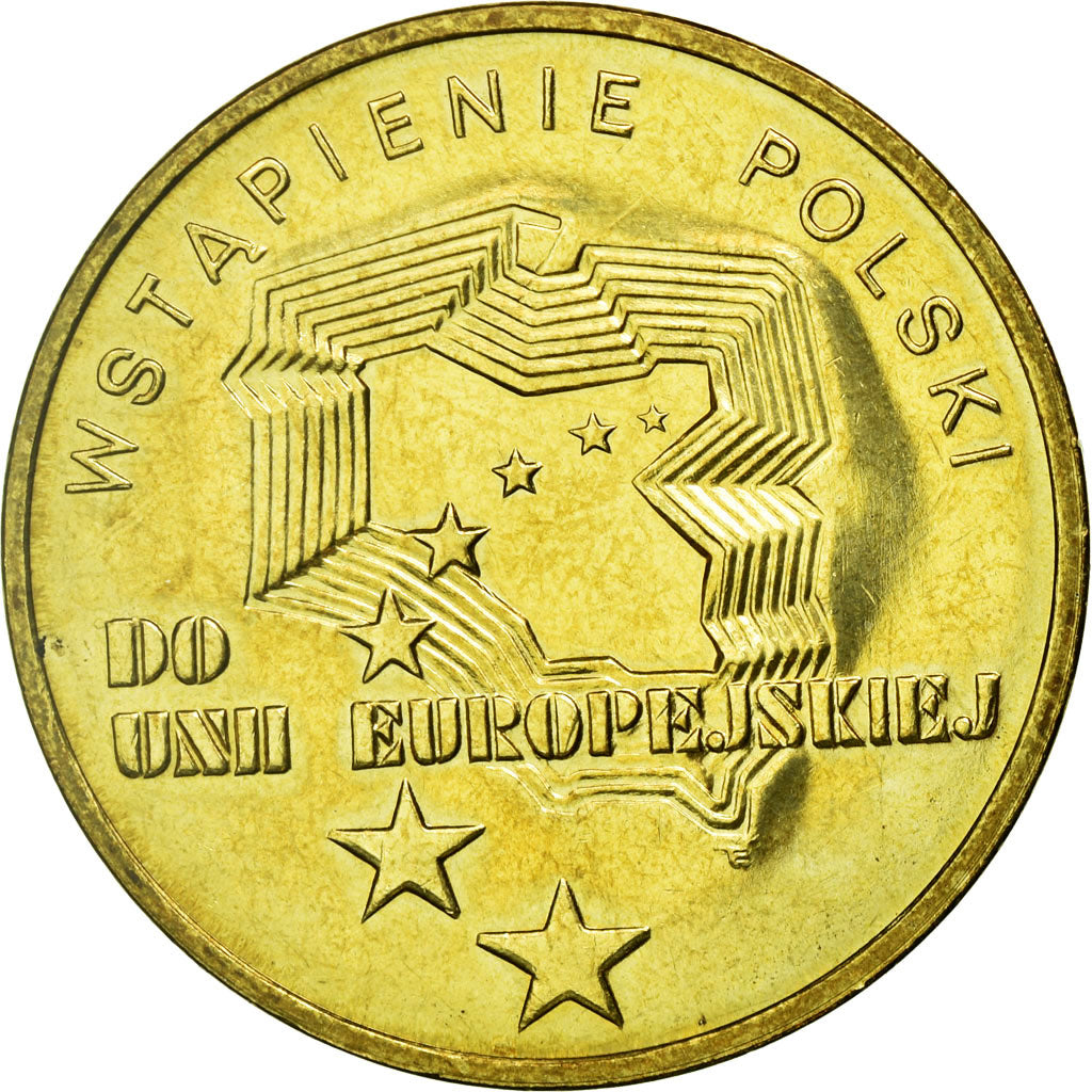 Monnaie, Pologne, Poland Joining the European Union, 2 Zlote, 2004, Warsaw
