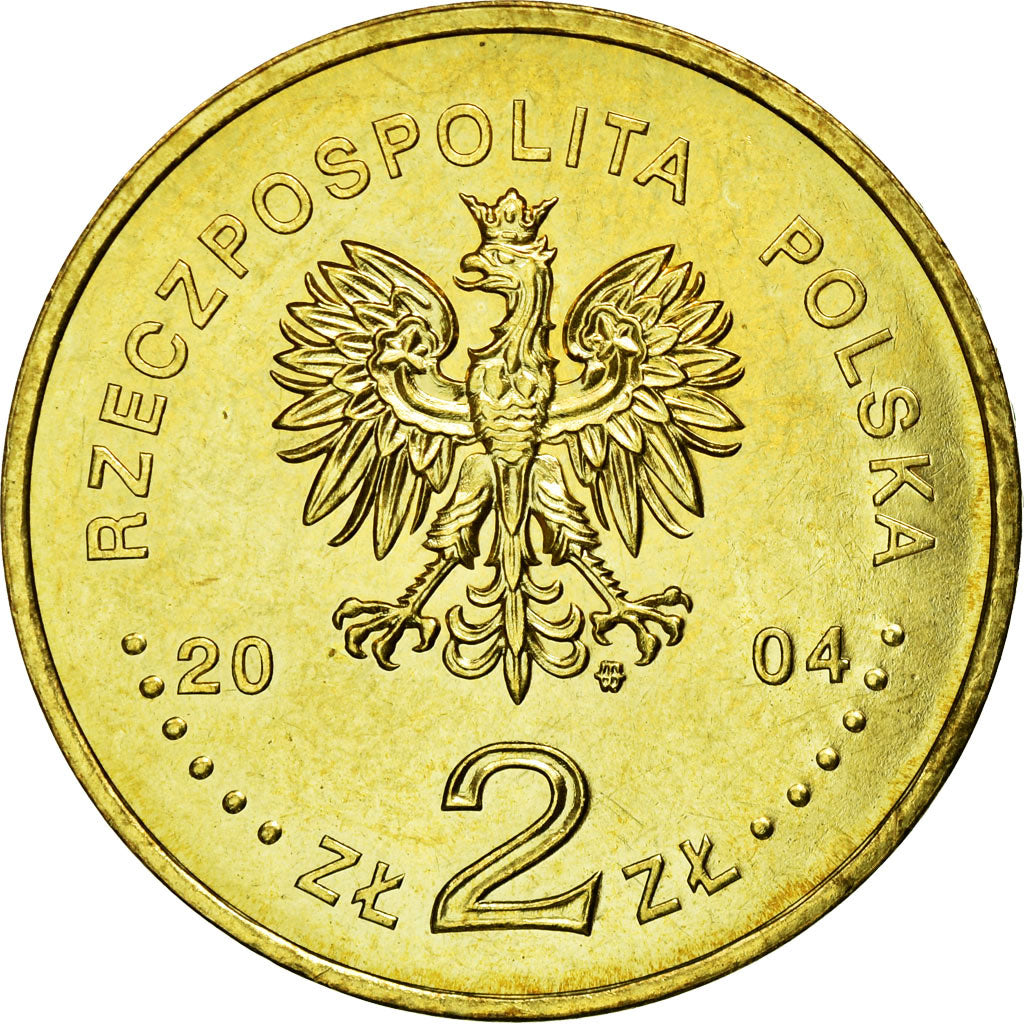 Monnaie, Pologne, Poland Joining the European Union, 2 Zlote, 2004, Warsaw