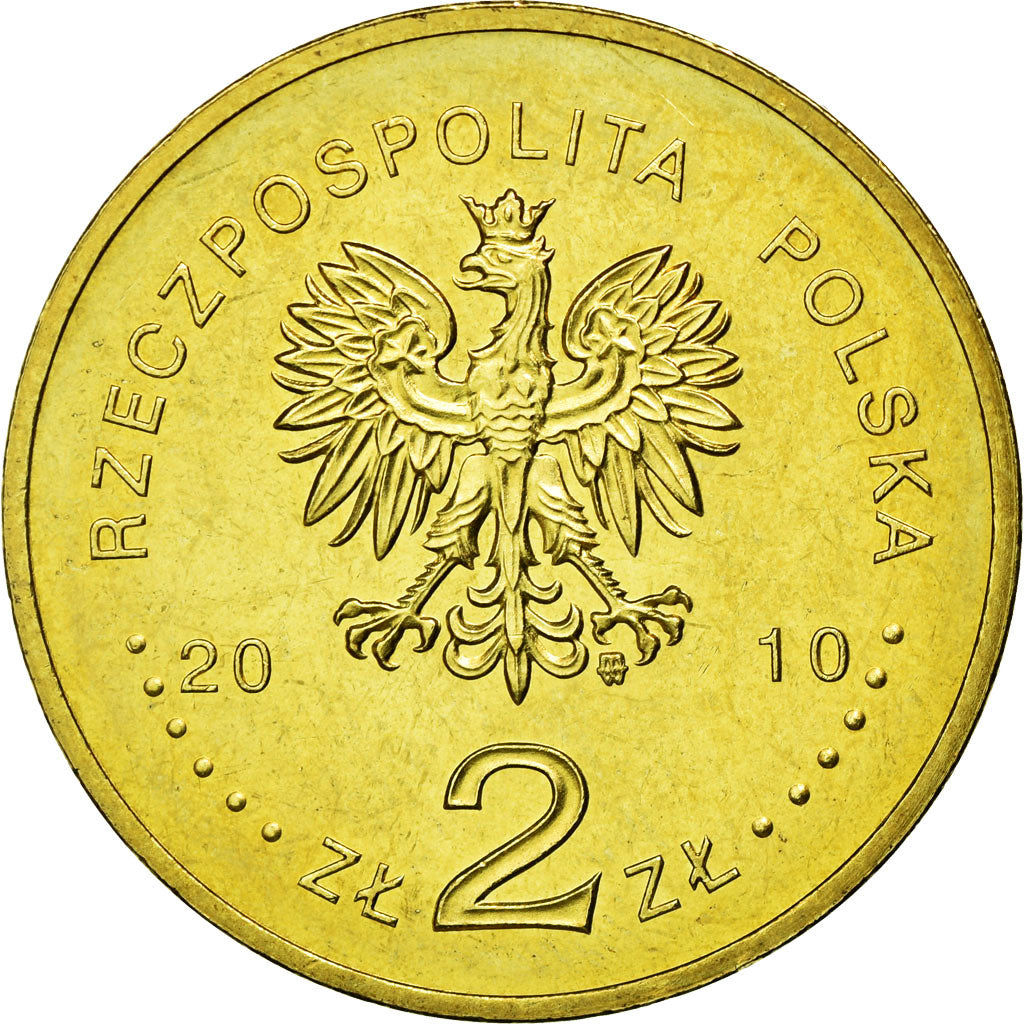 Moeda, Polónia, Battle of Warsaw, 2 Zlote, 2010, Warsaw, AU(50-53), Latão