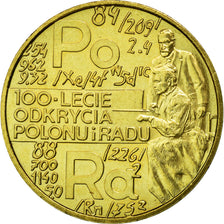 Monnaie, Pologne, Discovery of Radium and Polomium, 2 Zlote, 1998, Warsaw, TTB+